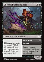 Cheerful Osteomancer // Raise Dead, illustrated by Diego Gisbert Llorens