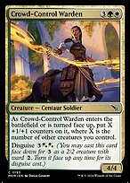 Crowd-Control Warden, illustrated by Diego Gisbert Llorens