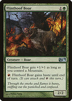 Flinthoof Boar, illustrated by Erica Yang
