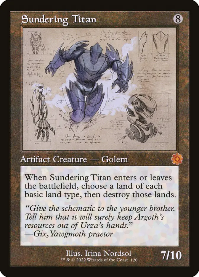 Sundering Titan, illustrated by Irina Nordsol