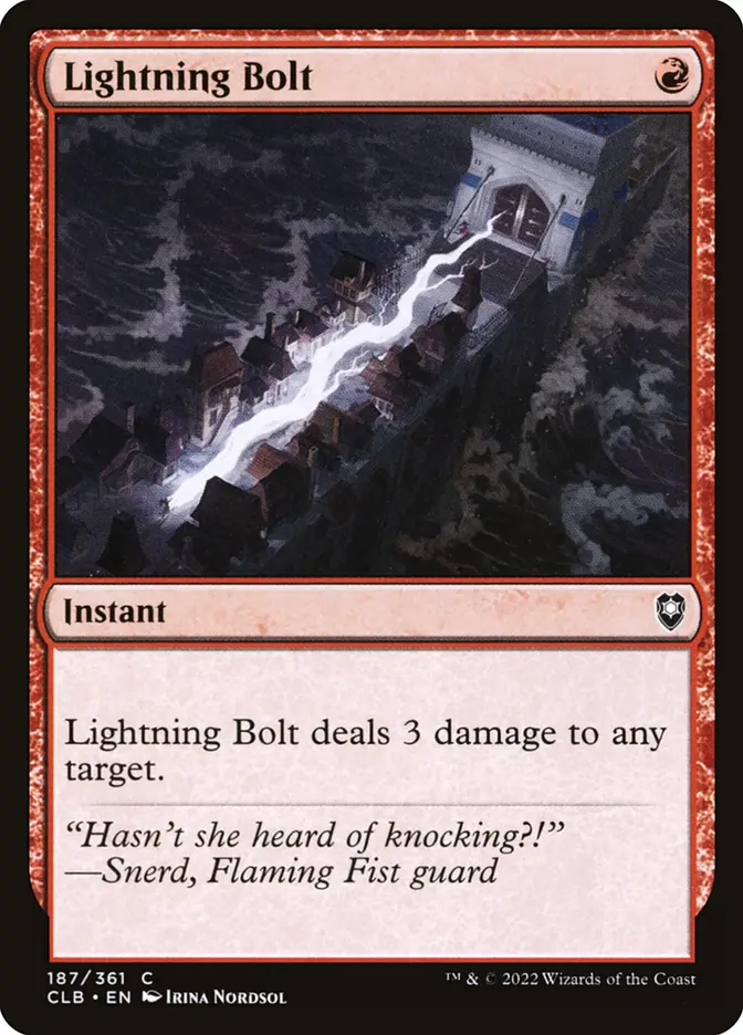 Lightning Bolt, illustrated by Irina Nordsol