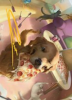 Lucky the Pizza Dog // Lucky the Pizza Dog, illustrated by Rudy Siswanto