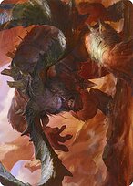 Moraug, Fury of Akoum // Moraug, Fury of Akoum, illustrated by Rudy Siswanto