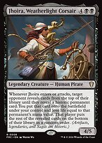 Jhoira, Weatherlight Corsair, illustrated by Wayne Wu