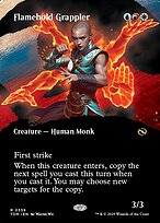 Flamehold Grappler, illustrated by Wayne Wu