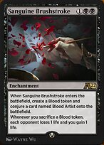 Sanguine Brushstroke, illustrated by Wayne Wu
