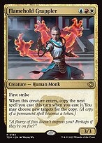 Flamehold Grappler, illustrated by Wayne Wu